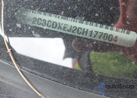 2012 Dodge Charger Srt8 z USA, uszkodzony, nr VIN 2C3CDXEJ2CH177004